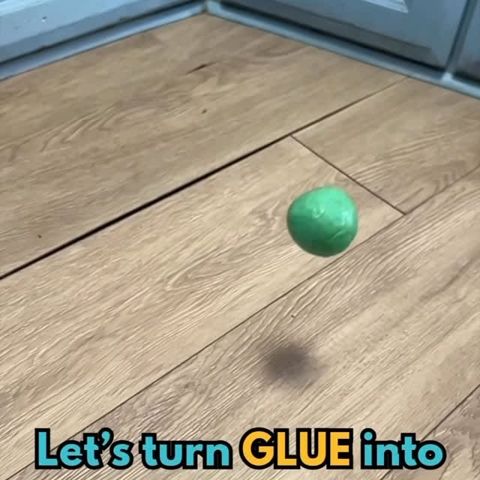 Did you know you can make your very own bouncy ball at home?   Here’s what you’ll need:  Warm water,