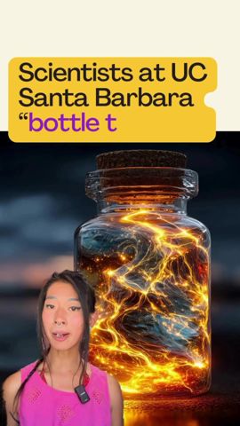 Scientists at UC Santa Barbara “bottle the sun” with a new liquid battery that stores solar energy.  Because solar panels lose their ability to generate electricity after the sun g
